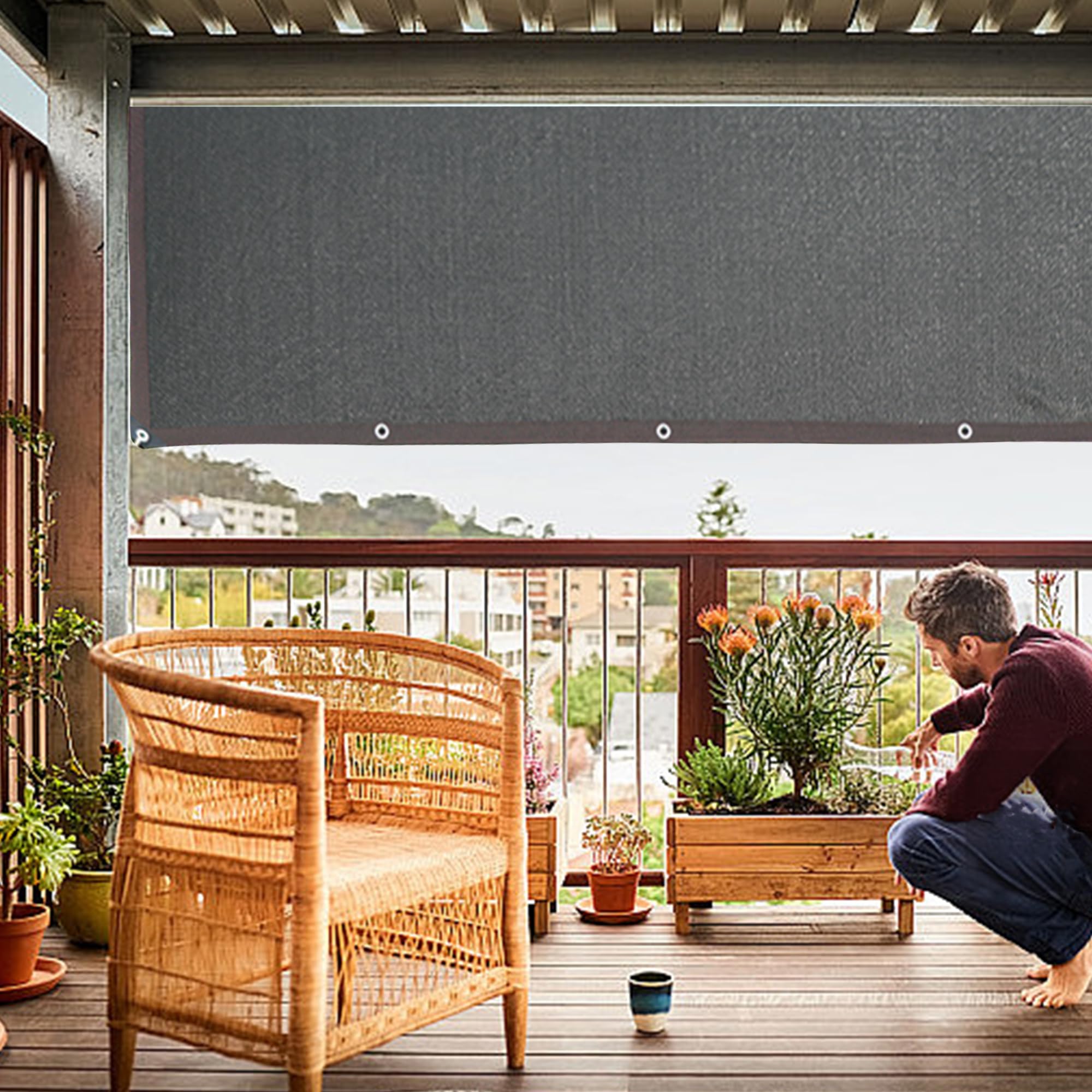 Winemana winter-use fabric offers protective shading in cooler seasons.