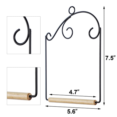 Winemana wooden dowel perch provides a comfortable resting spot.