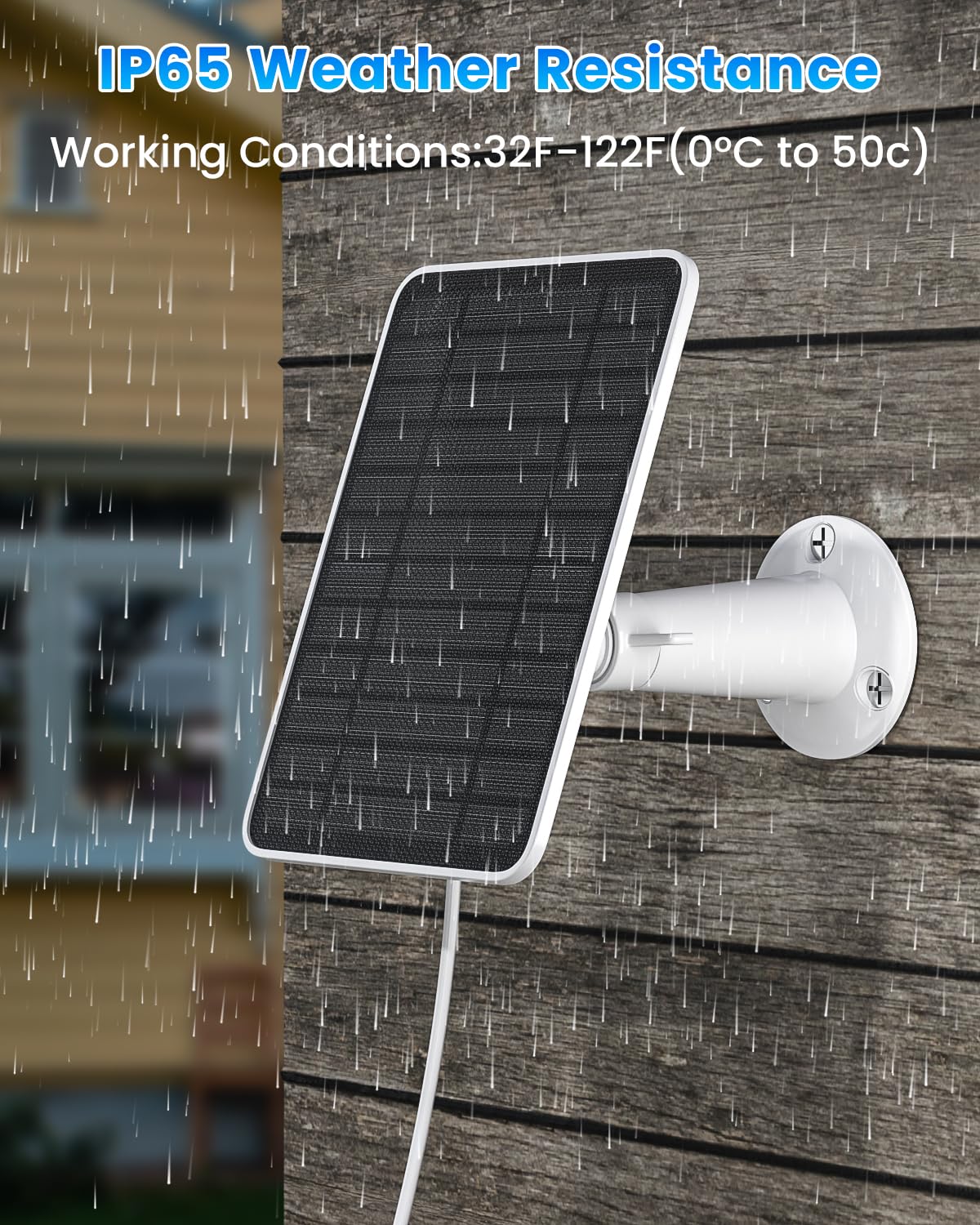 WININMETA 360° adjustable bracket for optimal sun exposure.