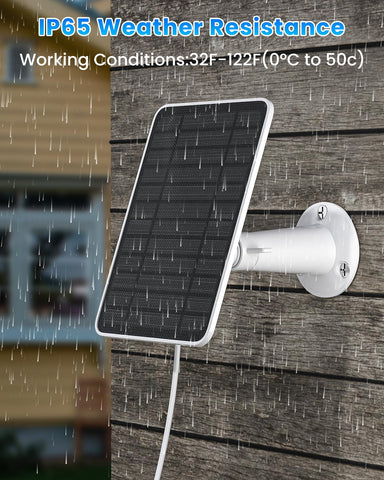 WININMETA 360° adjustable bracket for optimal sun exposure.