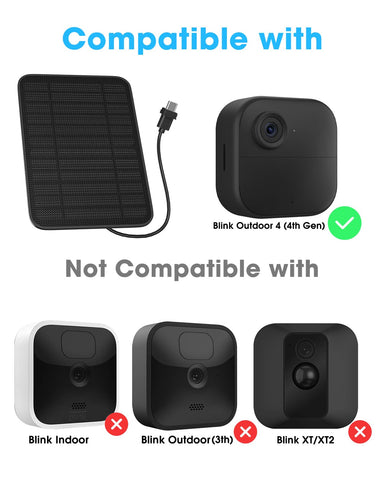 WININMETA 5W solar panel on wall mount bracket with 360° adjustability