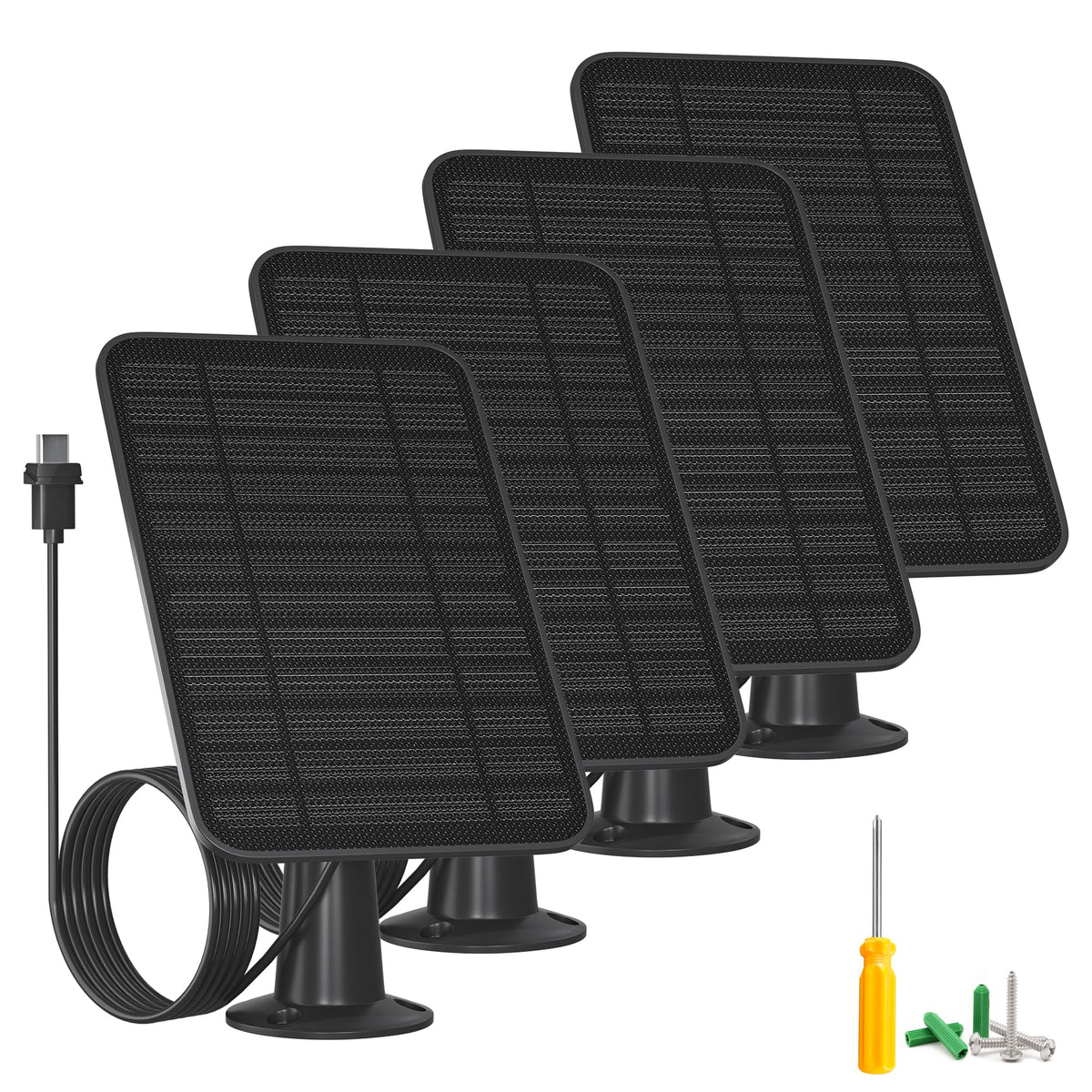 WININMETA 5W solar panel for Blink Outdoor 4th Gen with durable outdoor mounting.