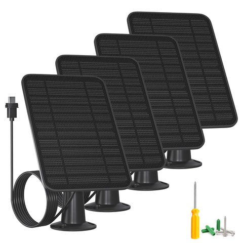 WININMETA 5W solar panel for Blink Outdoor 4th Gen with durable outdoor mounting.