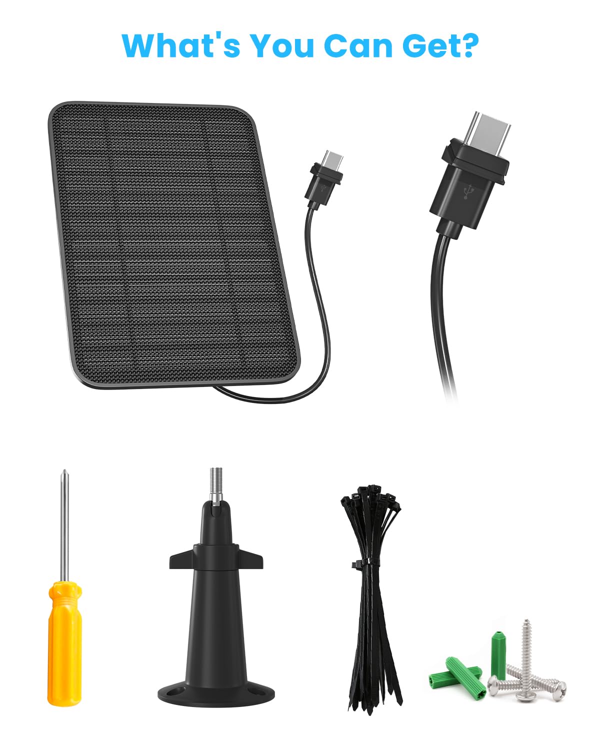 WININMETA secure wall mounts streamline outdoor installation.