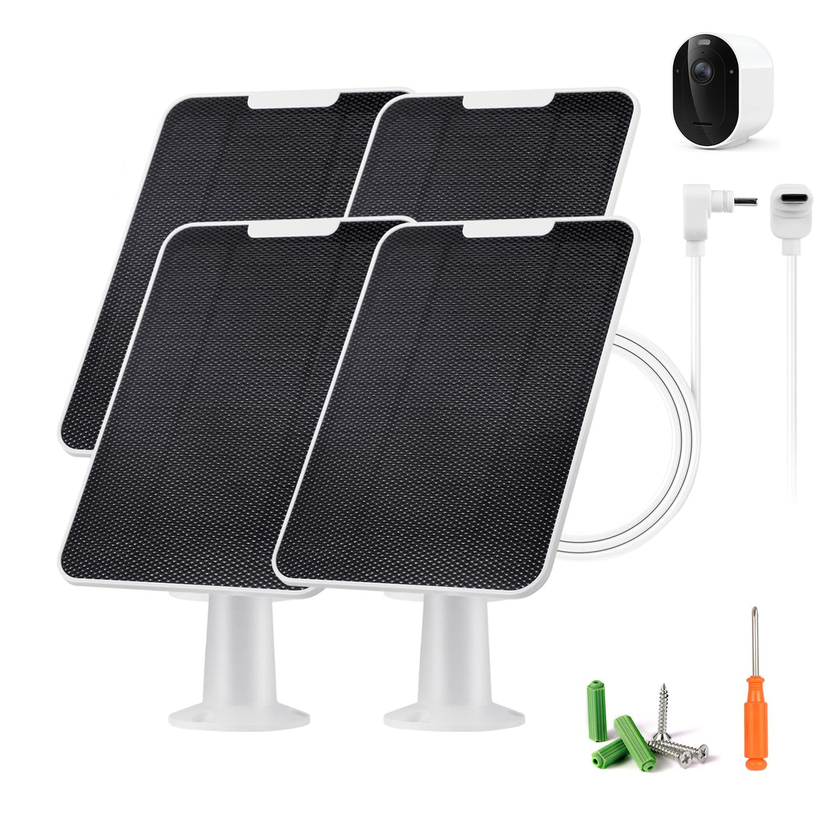 WININMETA solar panel for Arlo Pro 6 XL mounted outdoors for reliable charging