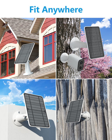 Easy outdoor installation with included brackets and screws for Eufycam compatibility