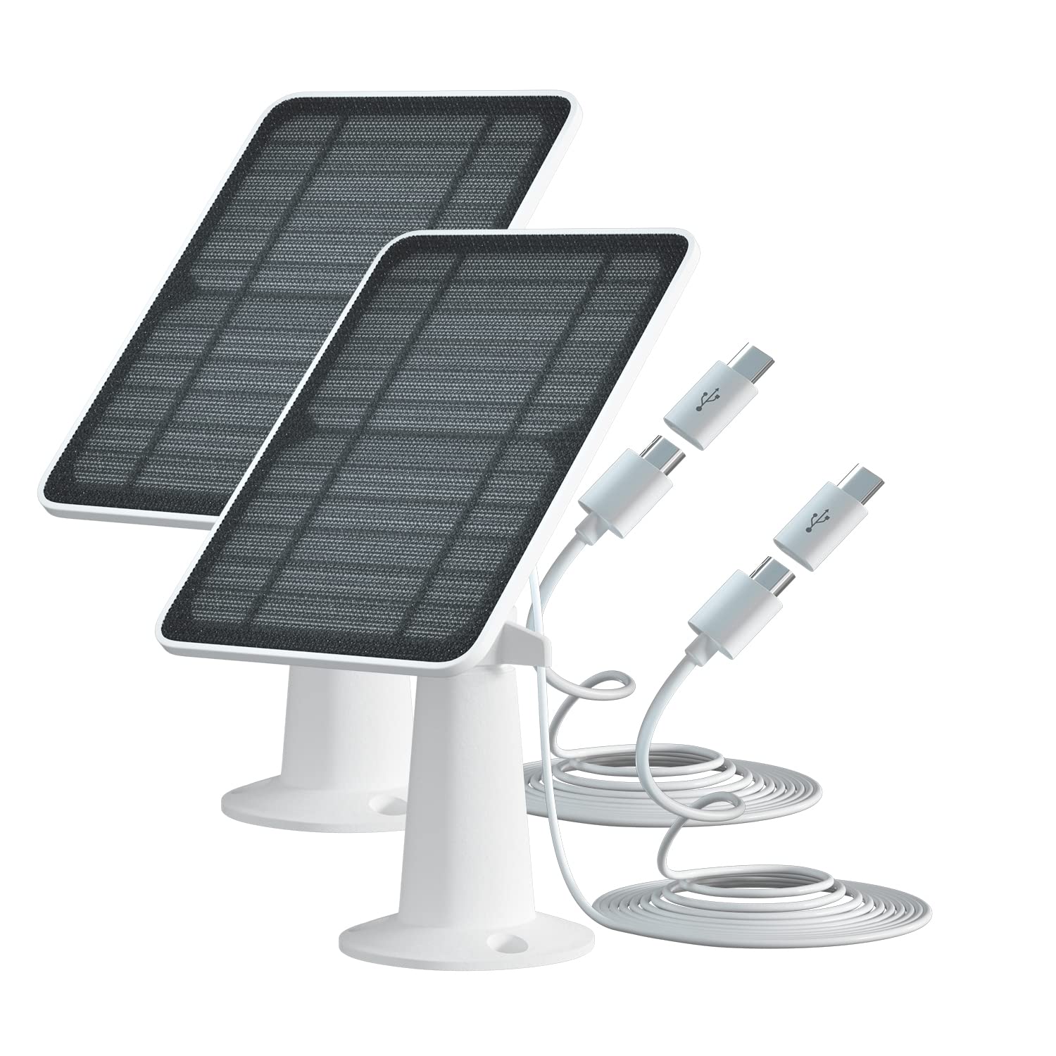 WININMETA solar panel for Eufycam with 360° mount helps continuous camera power