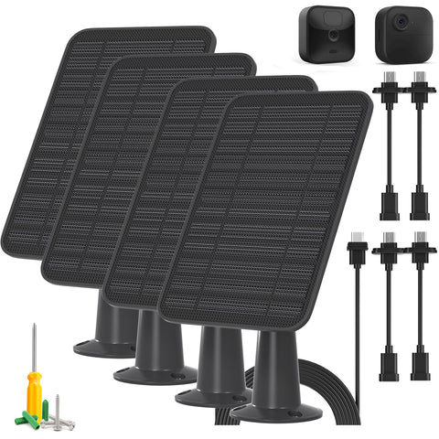 WININMETA solar panel for Blink Outdoor camera provides steady outdoor power.