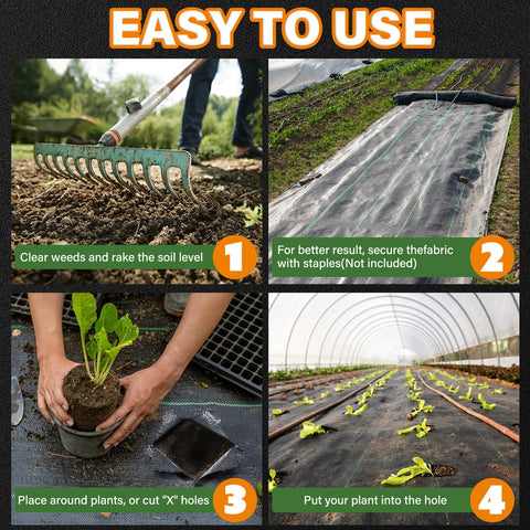 Winisok mulch-ready ground cover ready to pair with decorative mulch.