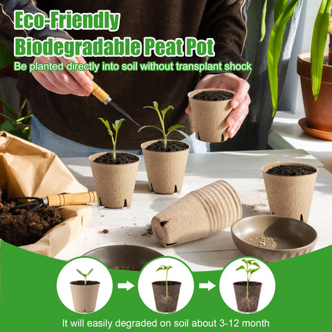 WinJiaYao seed starter kit includes 30 labels for organized planting