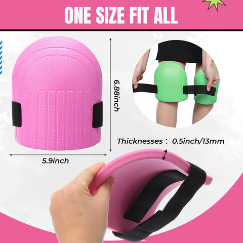WinnerWhy knee pads showing adjustable straps for a secure universal fit