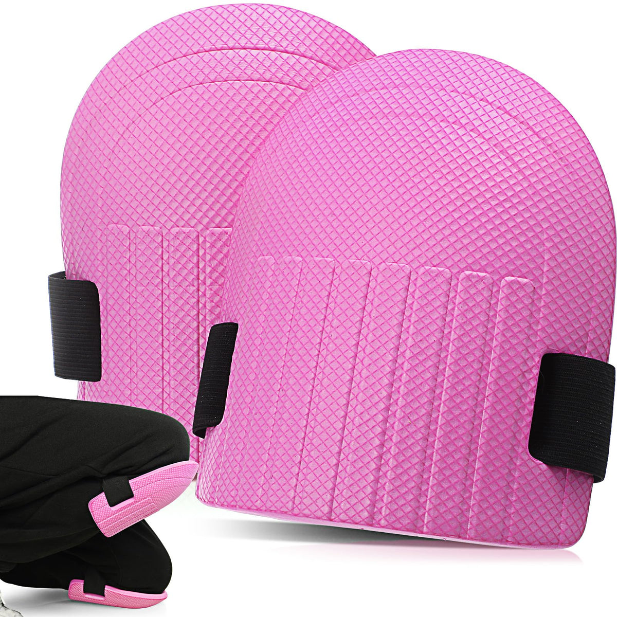 WinnerWhy knee pads with lightweight foam padding for comfortable gardening kneeling