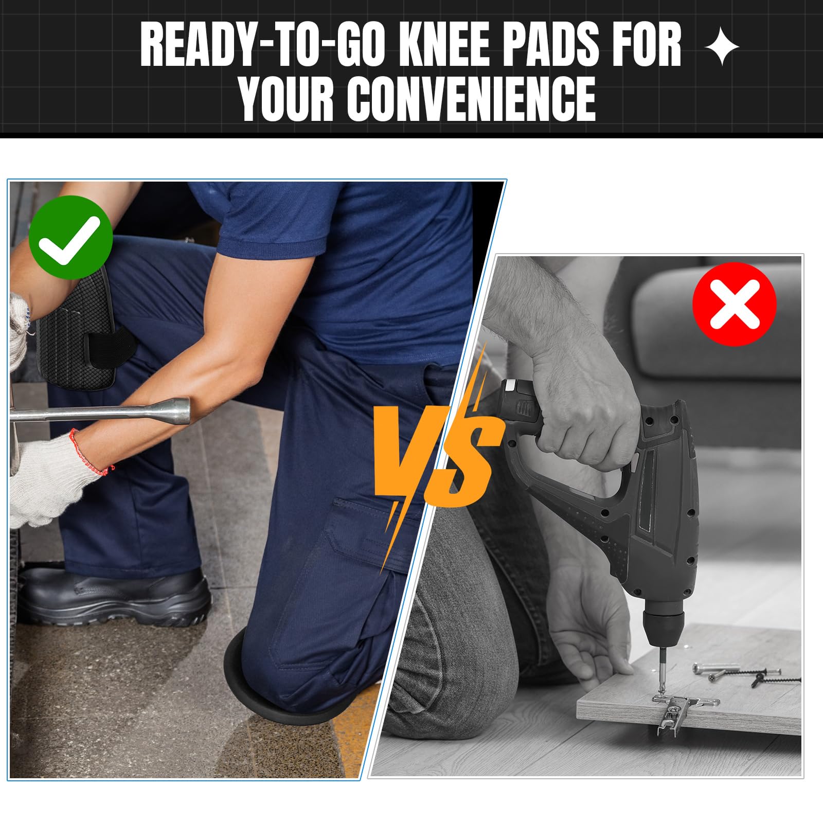 WinnerWhy knee pads suitable for indoor and outdoor tasks like cleaning and gardening.
