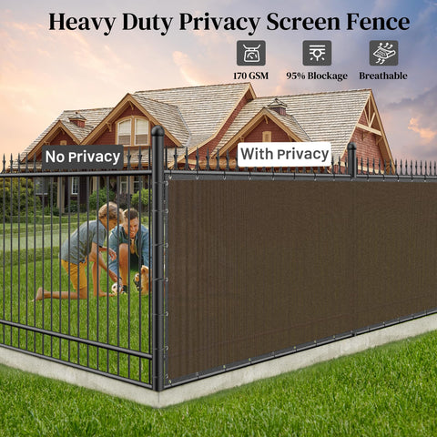 Winpull breathable HDPE mesh privacy screen reduces dust while keeping outdoor spaces bright.
