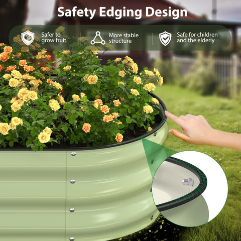 Winpull galvanized steel bed durability highlights long lasting outdoor use.