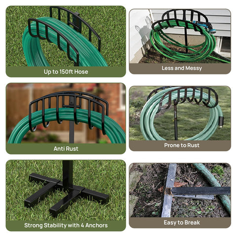 Winpull offers freestanding or wall-mount options for flexible garden placement.