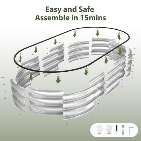 Winpull large planting area ideal for vegetables, herbs, and flowers