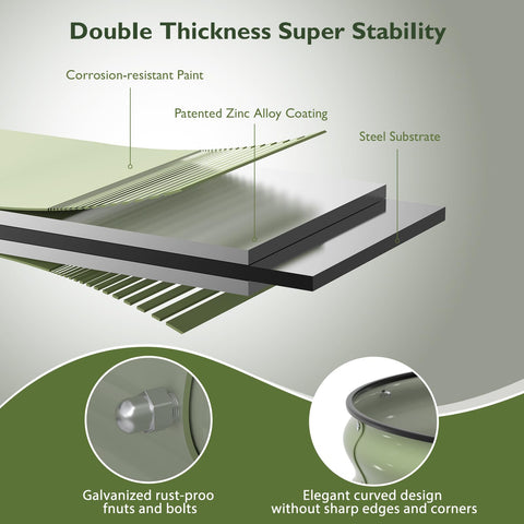 Winpull safety edge rubber lip protects hands during setup.