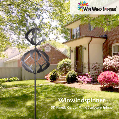 WinWindSpinner large garden decor makes a striking gift for gardeners.
