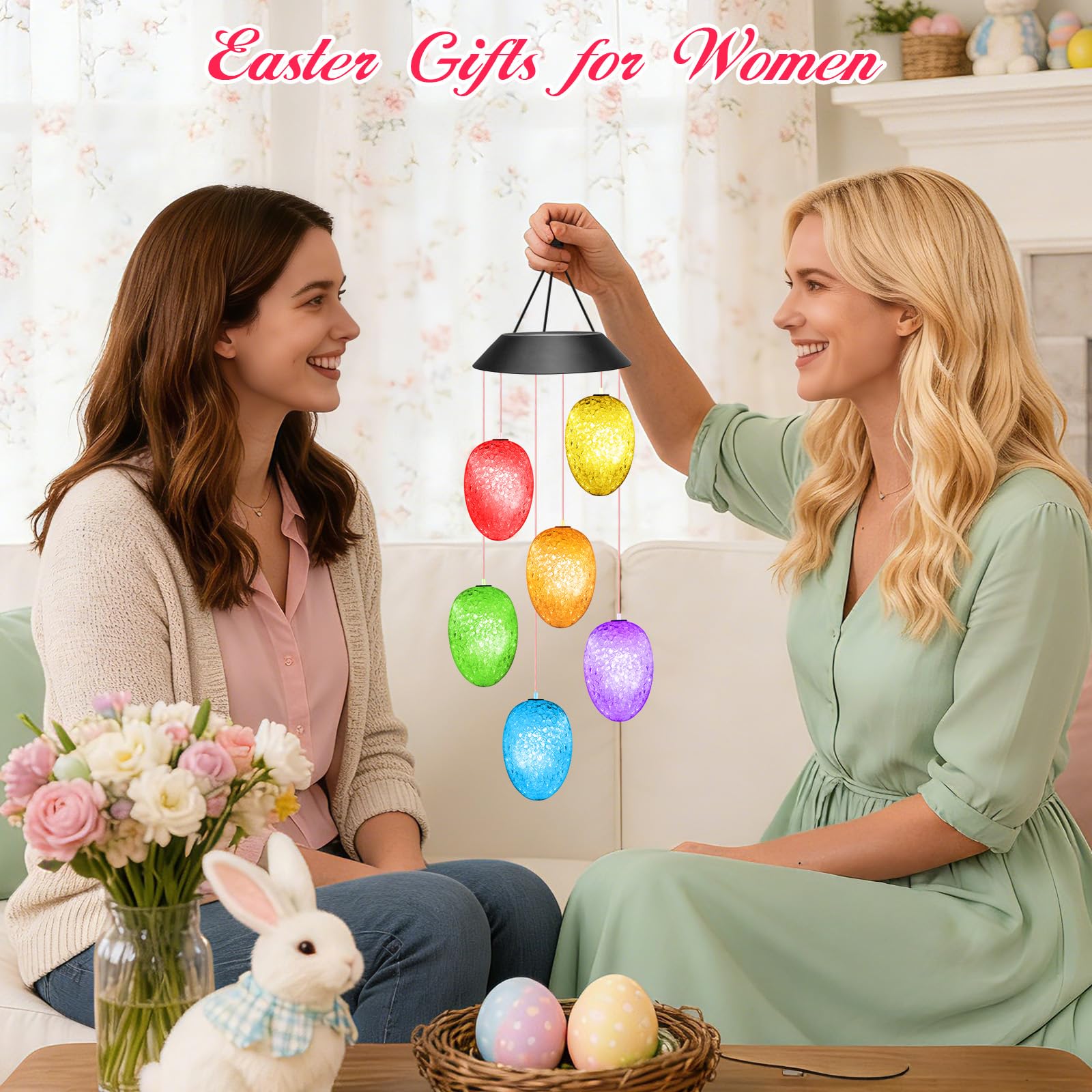 Winzwon solar eggs wind chimes arrive gift-ready for Mother's Day and birthdays.