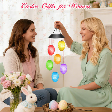 Winzwon solar eggs wind chimes arrive gift-ready for Mother's Day and birthdays.