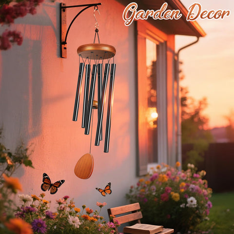 Winzwon wind chimes aluminum tubes providing crisp resonance outdoors