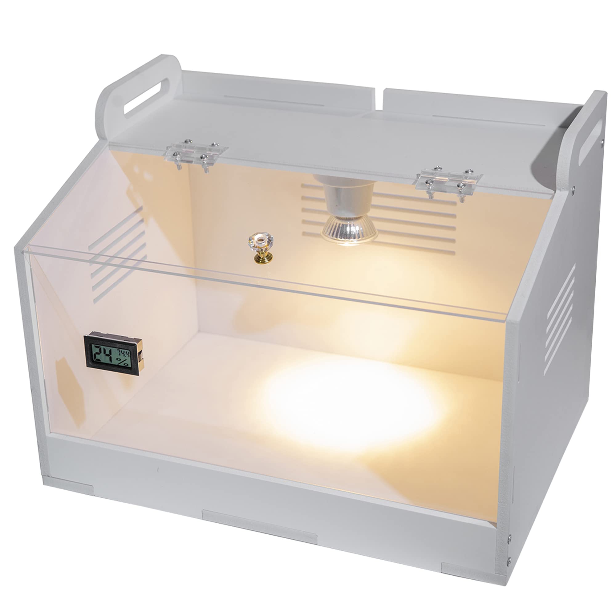 WIONBE transparent windows let families observe the incubation process.