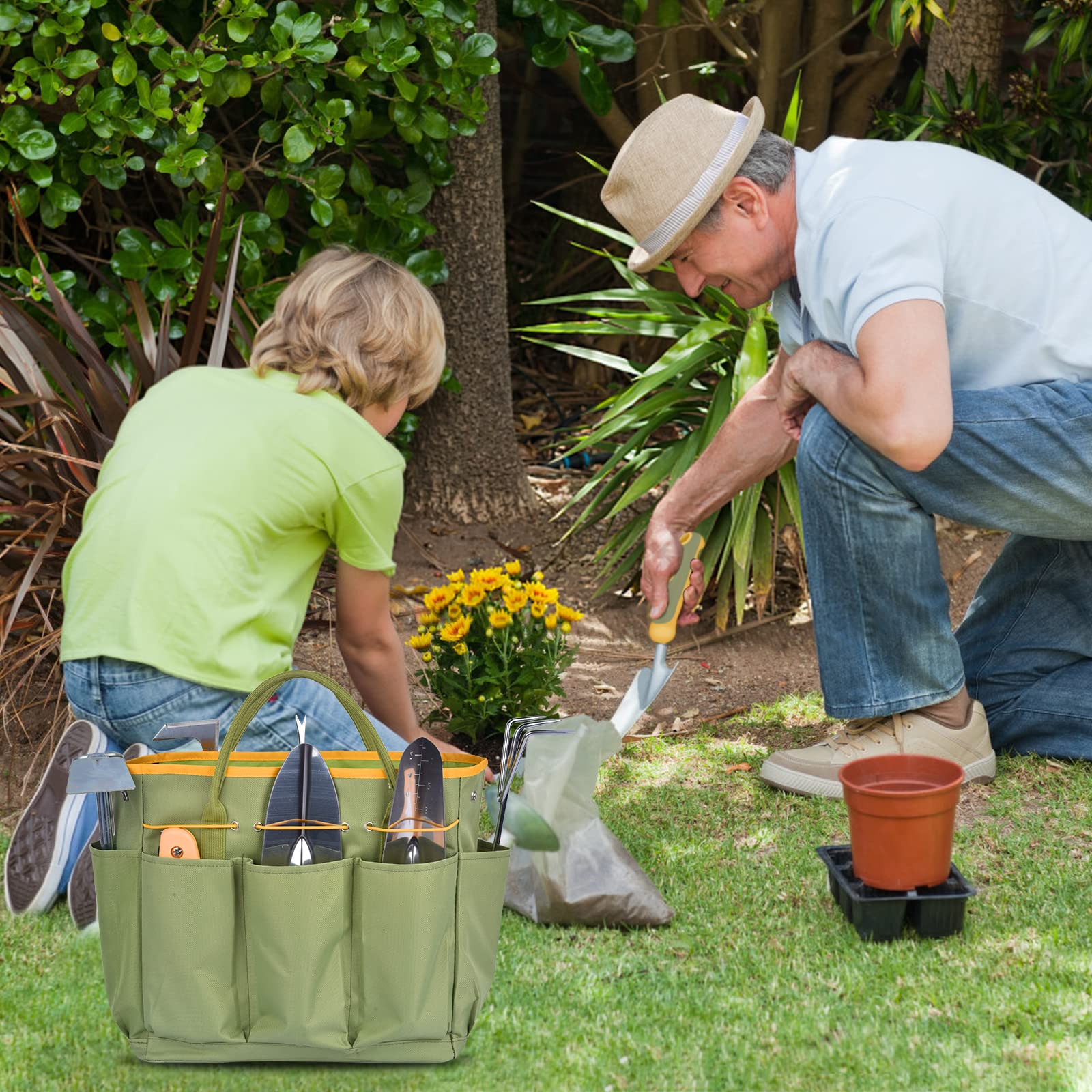 WisaKey garden trowel versatile for planting and weeding