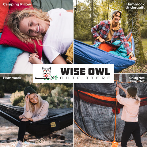Wise Owl Outfitters hammock machine washable after removing carabiners.