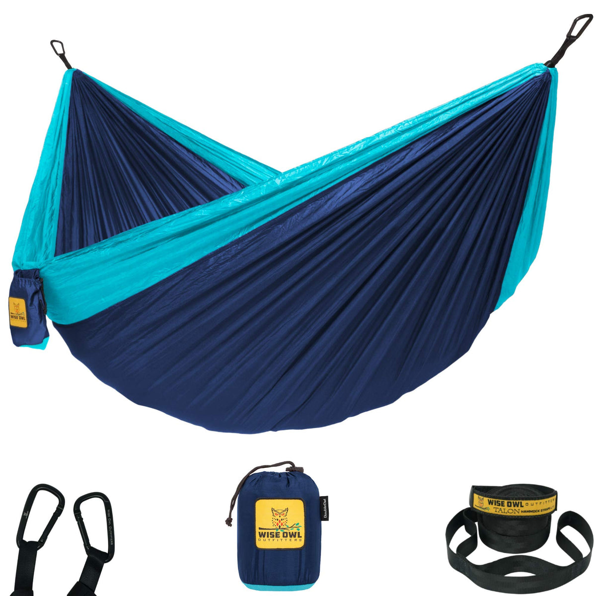 Wise Owl Outfitters hammock setup-ease shows quick camping hangs.