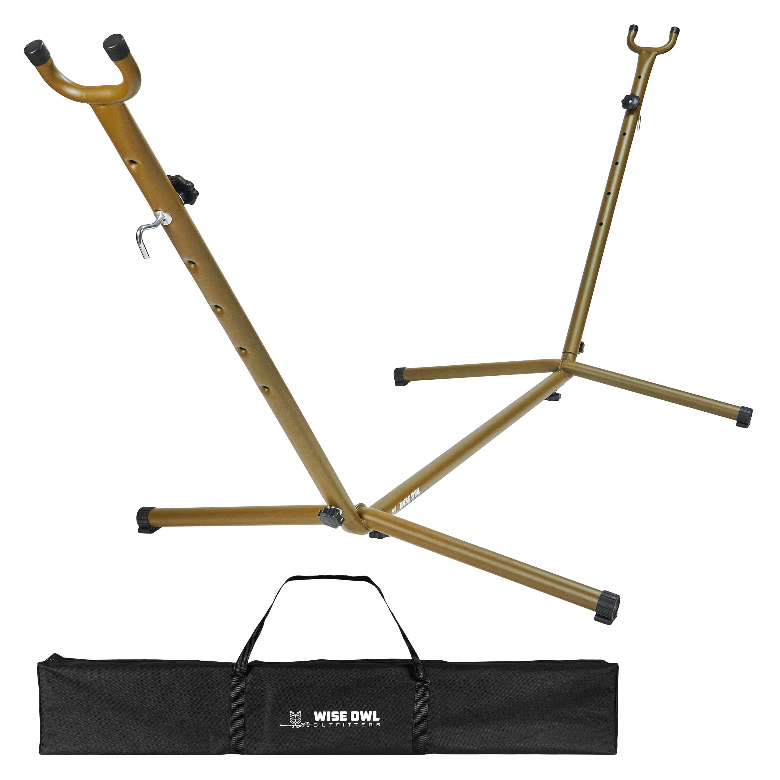 Wise Owl Outfitters hammock stand collapsible frame for portable outdoor relaxation.