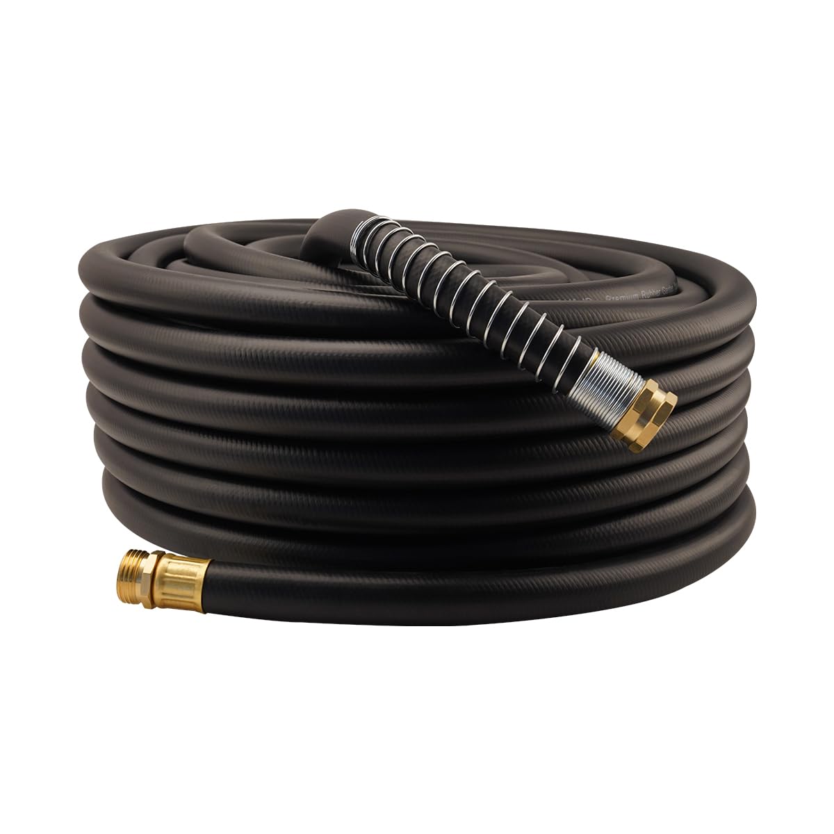 WiseFlow garden hose 100ft coil shows tangle-free storage and easy handling.