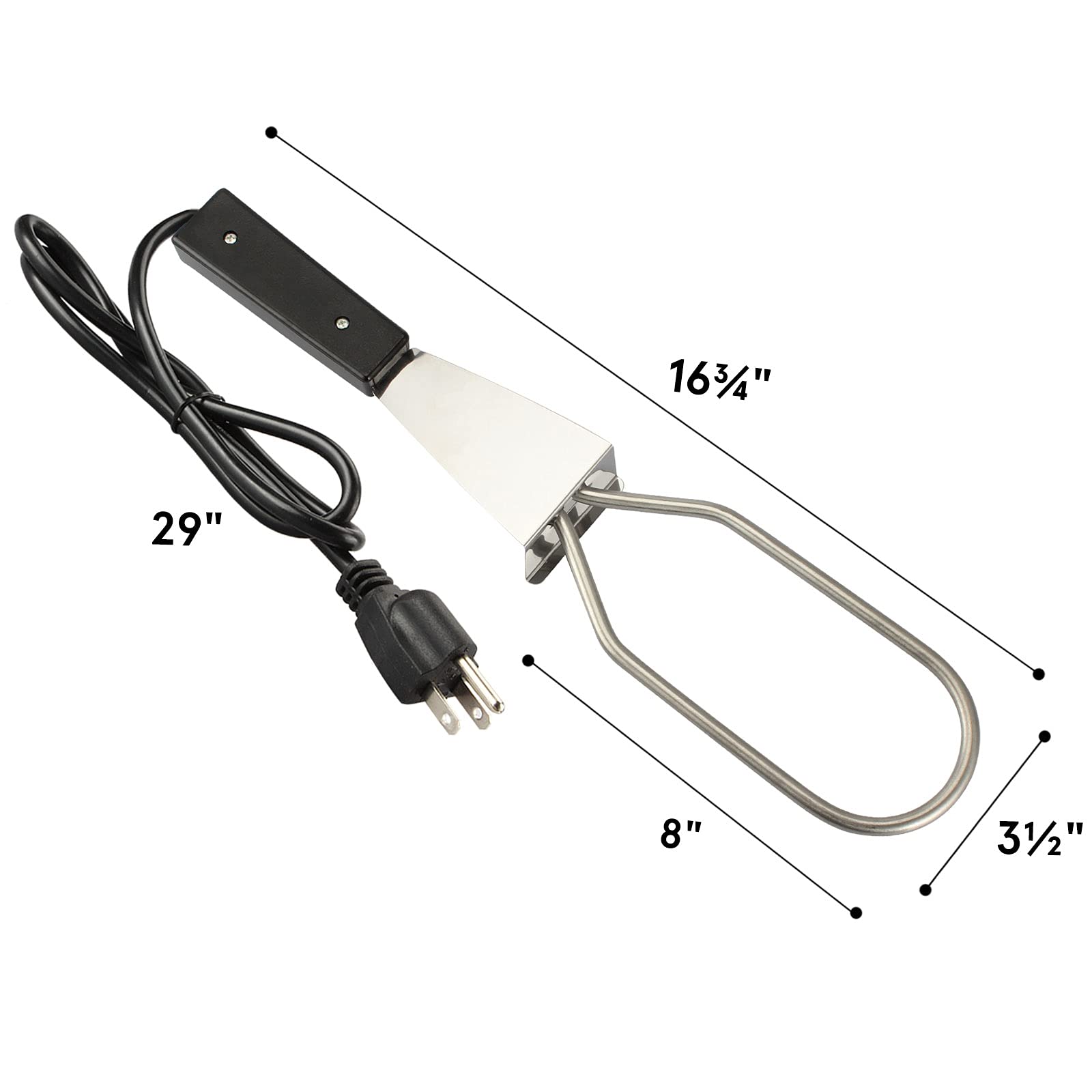 WishDirect electric starter plugged in for quick, smokeless ignition