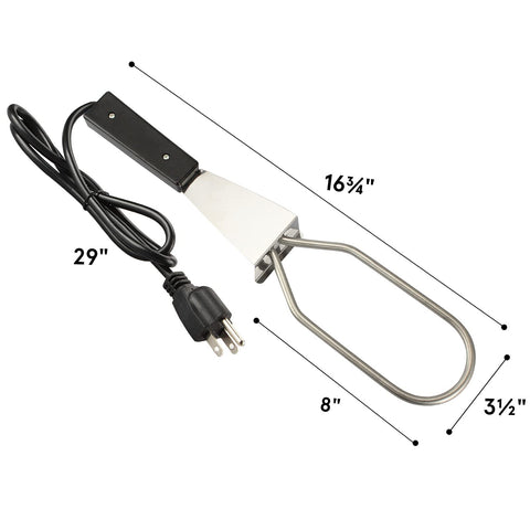 WishDirect electric starter plugged in for quick, smokeless ignition