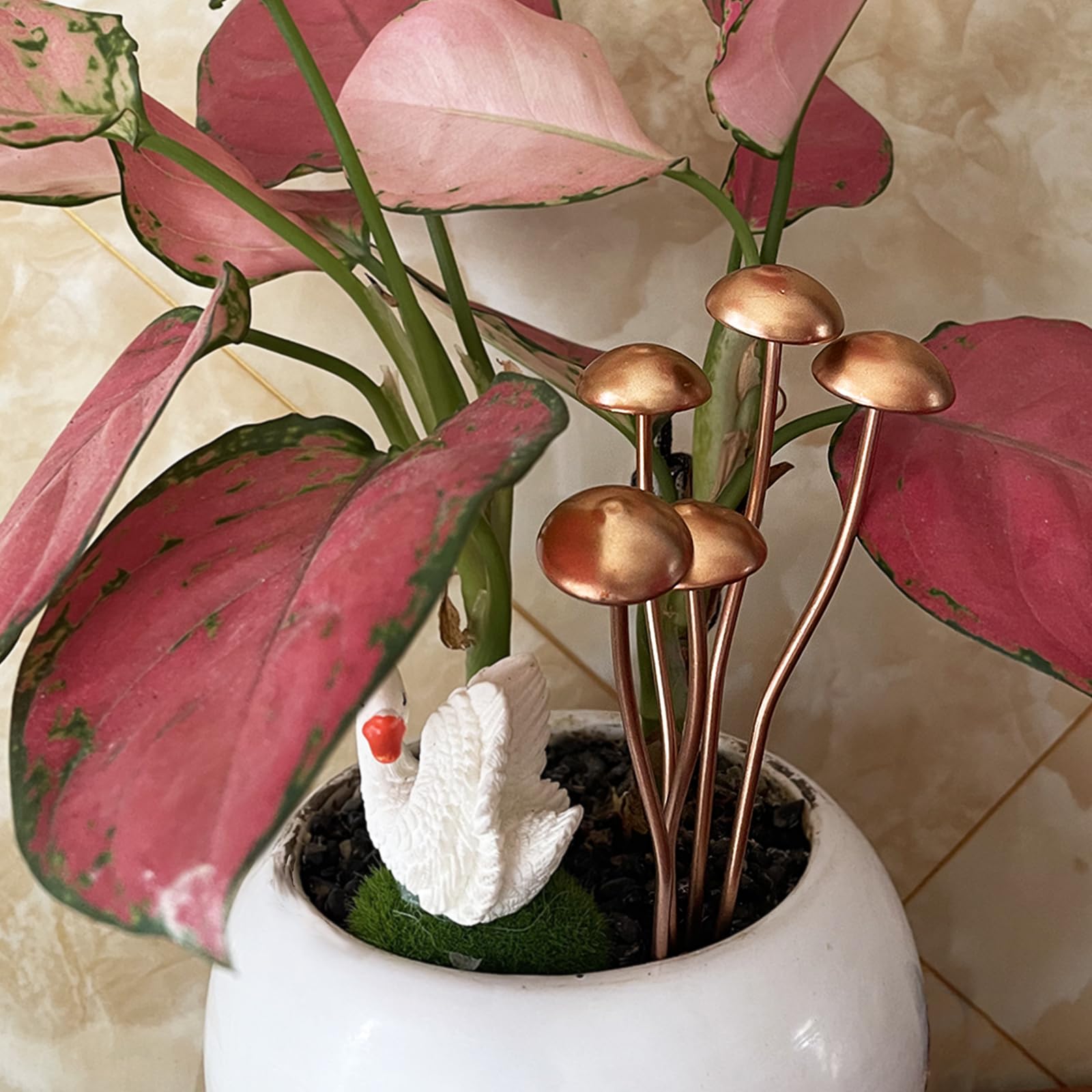 Wissppoott rust-proof iron finish keeps color vibrant through seasons.