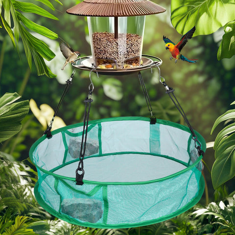 Close-up of glass fiber mesh in Wisunichan seed catcher