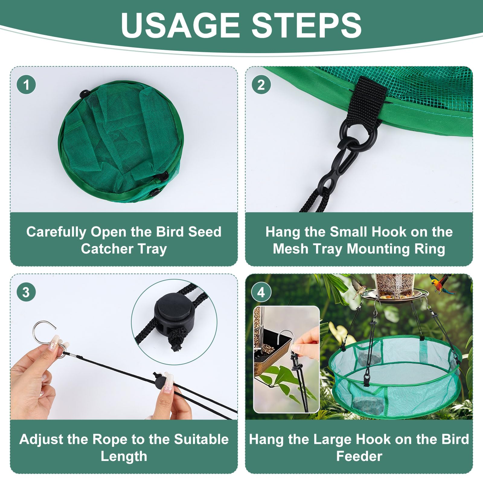 Pocket design adds weight to stabilize in windy conditions