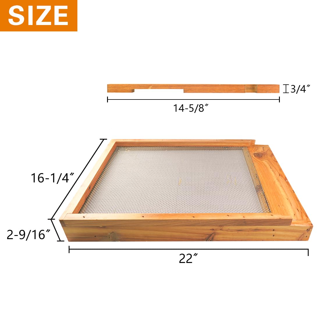Witbee assembly-ready bottom board saves setup time for beekeepers.