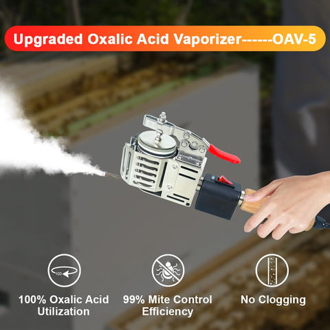 Witbee oxalic acid vaporizer heating chamber delivers even heat for hive use.
