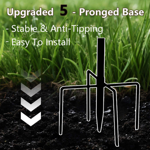 WITELIDA 40 inch bird bath height provides optimal bird visibility