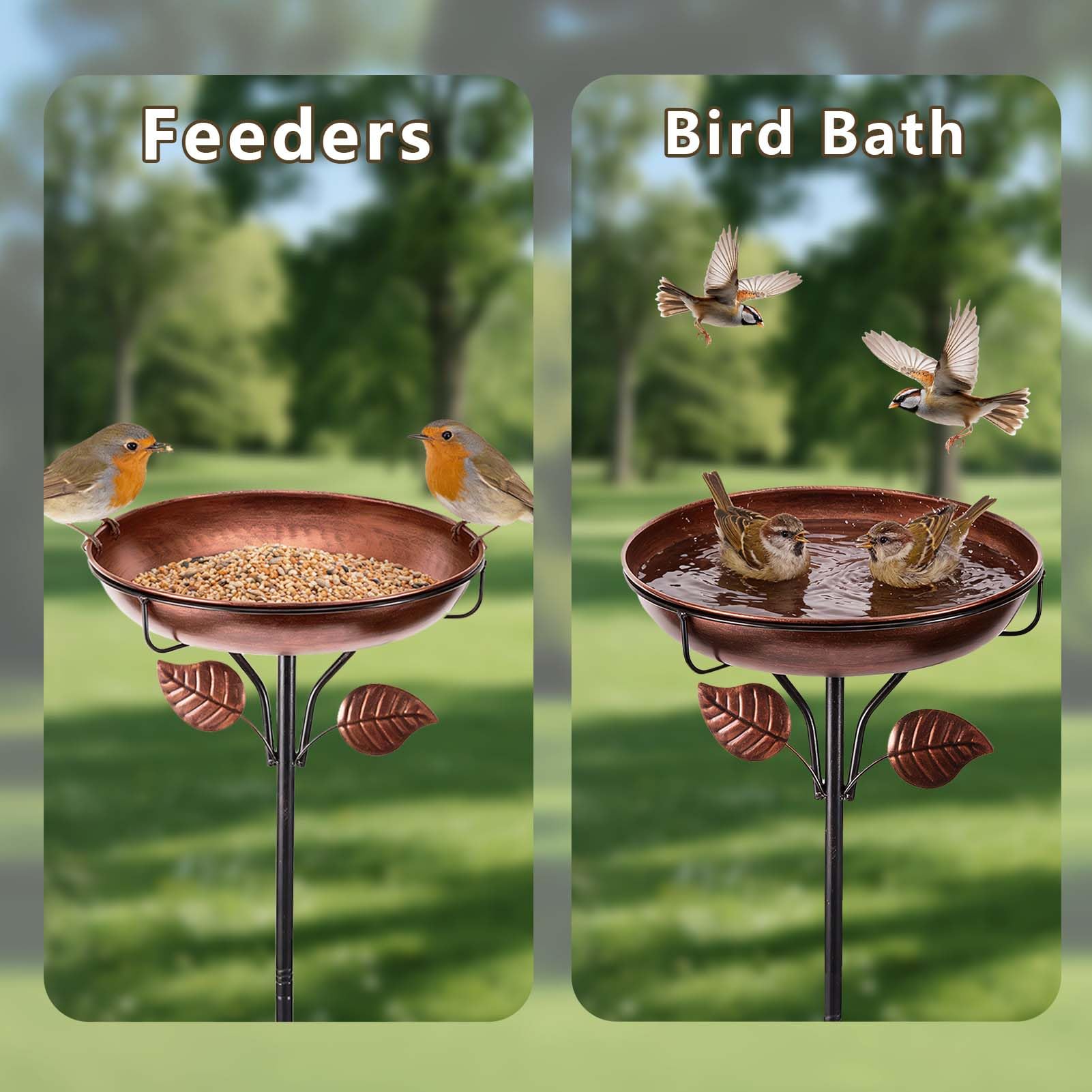 WITELIDA leaf bracket detail blends with plants