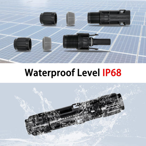 Witproton five-pair pack for PV panel wiring ready for quick solar hookups
