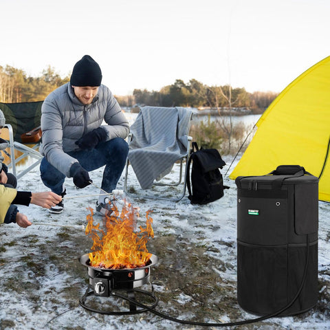 Two cushioned handles of WITSTEP propane bag ease transport