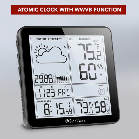 Wittime wall-mount or table-top setup fits any room
