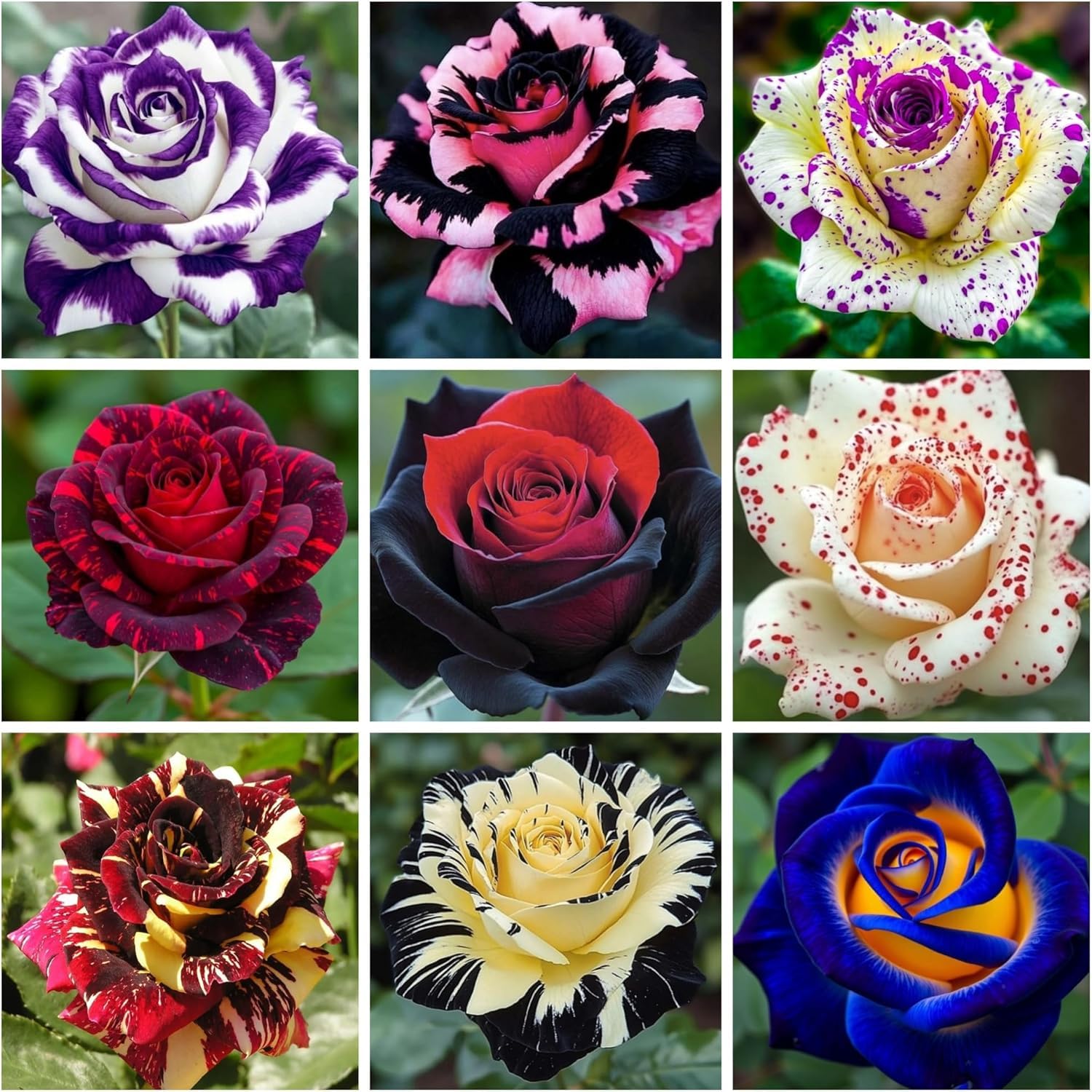 Wivolibe 300+ mixed rose seeds pack for vibrant garden color.