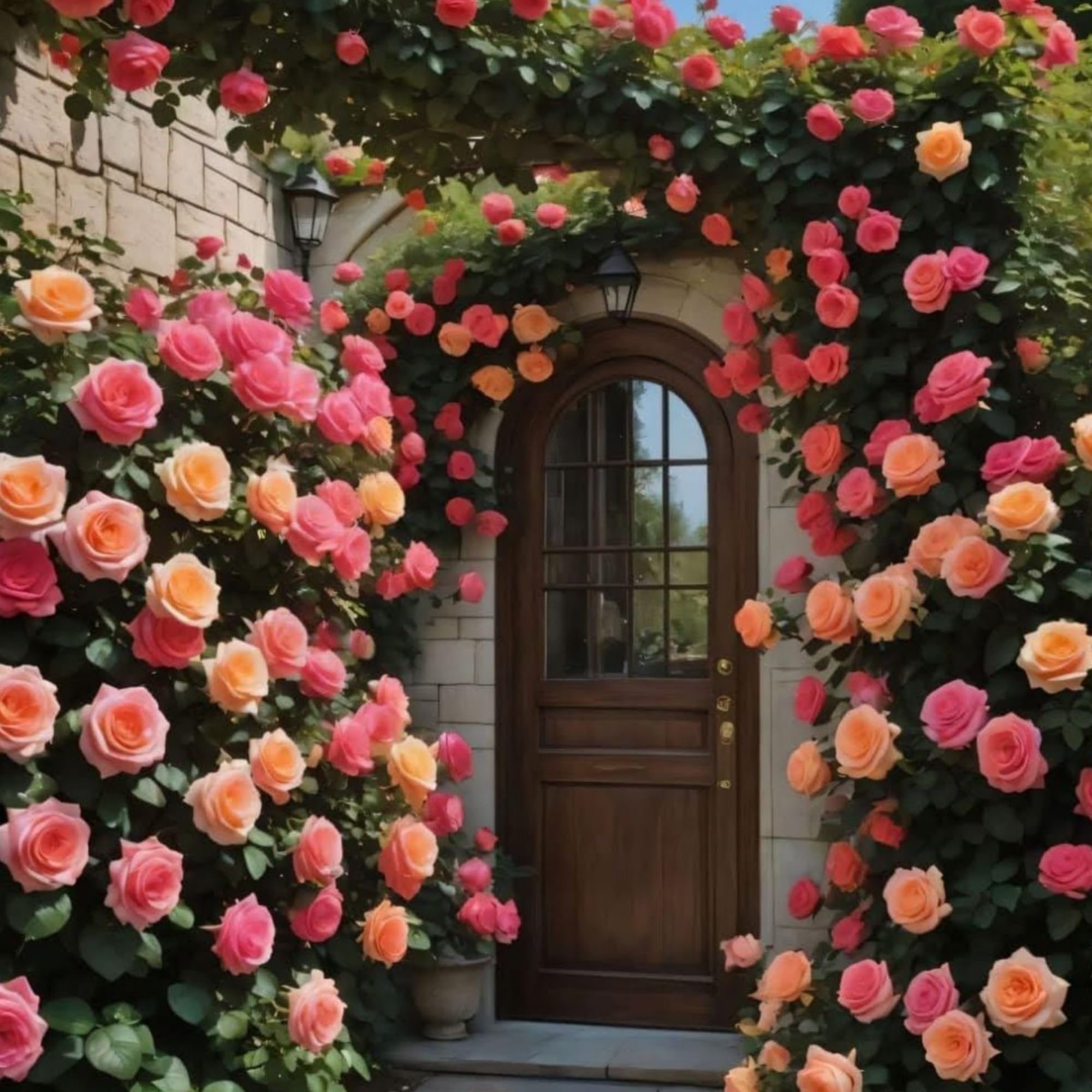 Wivolibe 300+ climbing rose seeds pack shows versatile climbers for outdoor garden color