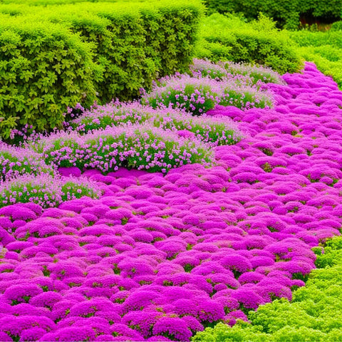 Wivolibe creeping thyme seeds packet for easy ground cover