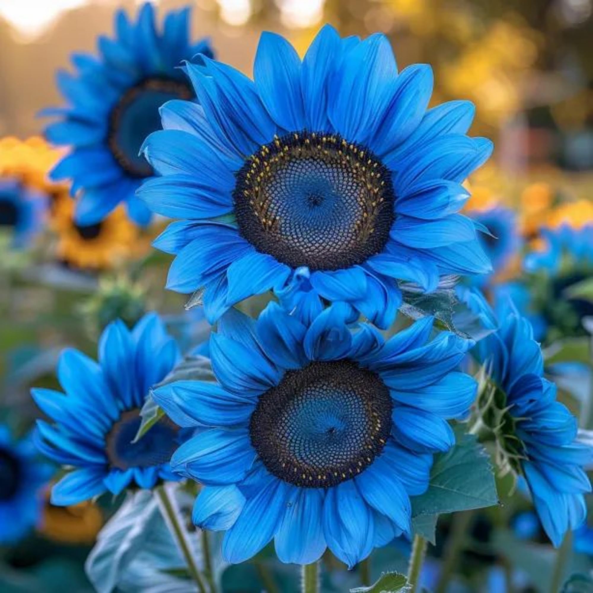 Wivolibe giant bloom close-up shows double flowers and bright color.
