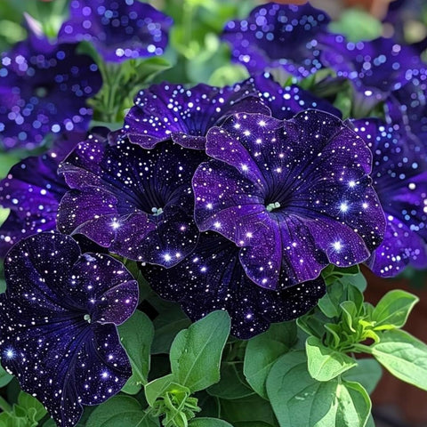 Wivolibe drought-tolerant petunia thriving in hot sun