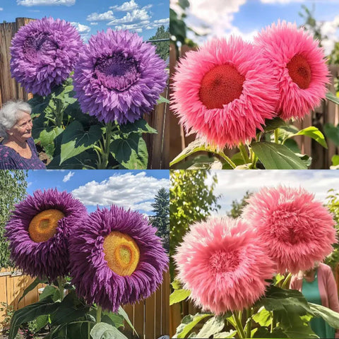 Wivolibe giant teddy bear seed pack ready for bold, pollinator-friendly blooms.